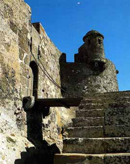 Lanzarote: Castillo de Guanapay: Einzelheiten