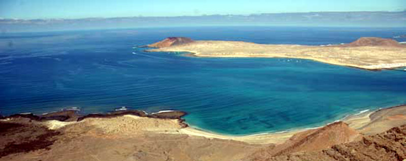 Lanzarote: Mirador del Río:la Graciosa