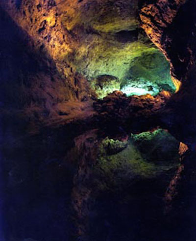 Lanzarote: Cuevas de los Verdes: túnel 