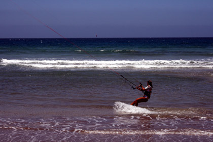 Kiteboard, salida a Famara