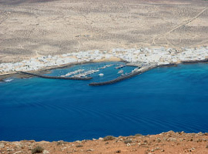 Lanzarote: Mirador del Río: La Caleta del Sebo