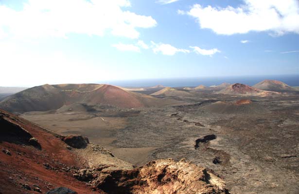 Lanzarote, Timanfaya, la faille de Timanfaya