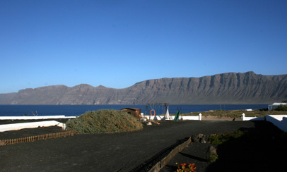 La vista dal giardino