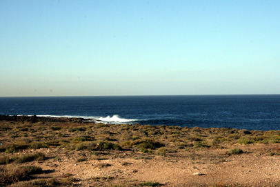 La vista dalLa terrazza ovest