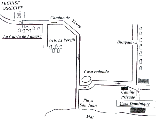 From La Caleta to Casa Dominique