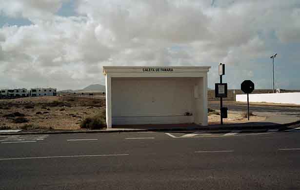 La caleta de famara: busstop