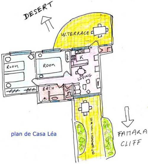 Plan of Casa Léa