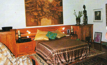 Lanzarote: Casa-Museo de Cesar Manrique Haria: la chambre de Cesar